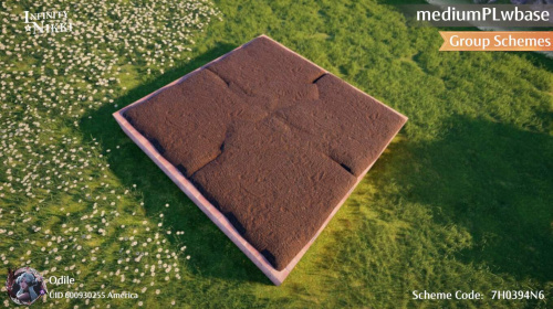Medium Planting Fields Neatly Arranged