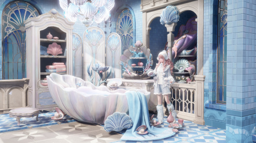 mermaid bathroom set