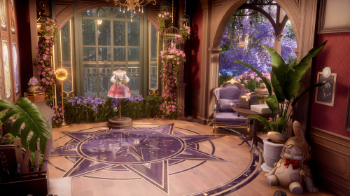 fully decorated clutter style house with river (fish ponds), planting and animal area