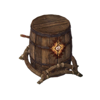 Sweet Wooden Juice Barrel