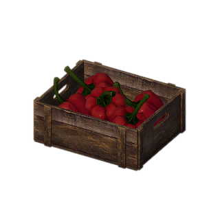 Fruit-Filled Wooden Crate