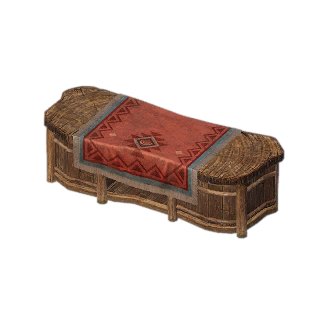 Patterned Mat Long Cabinet