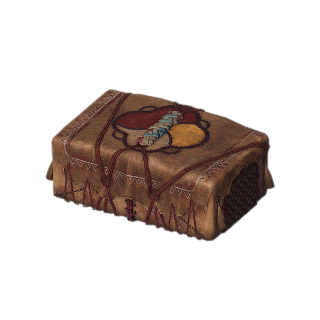 Painted Long Wooden Crate