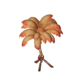 Sun-Kissed Decorative Tree